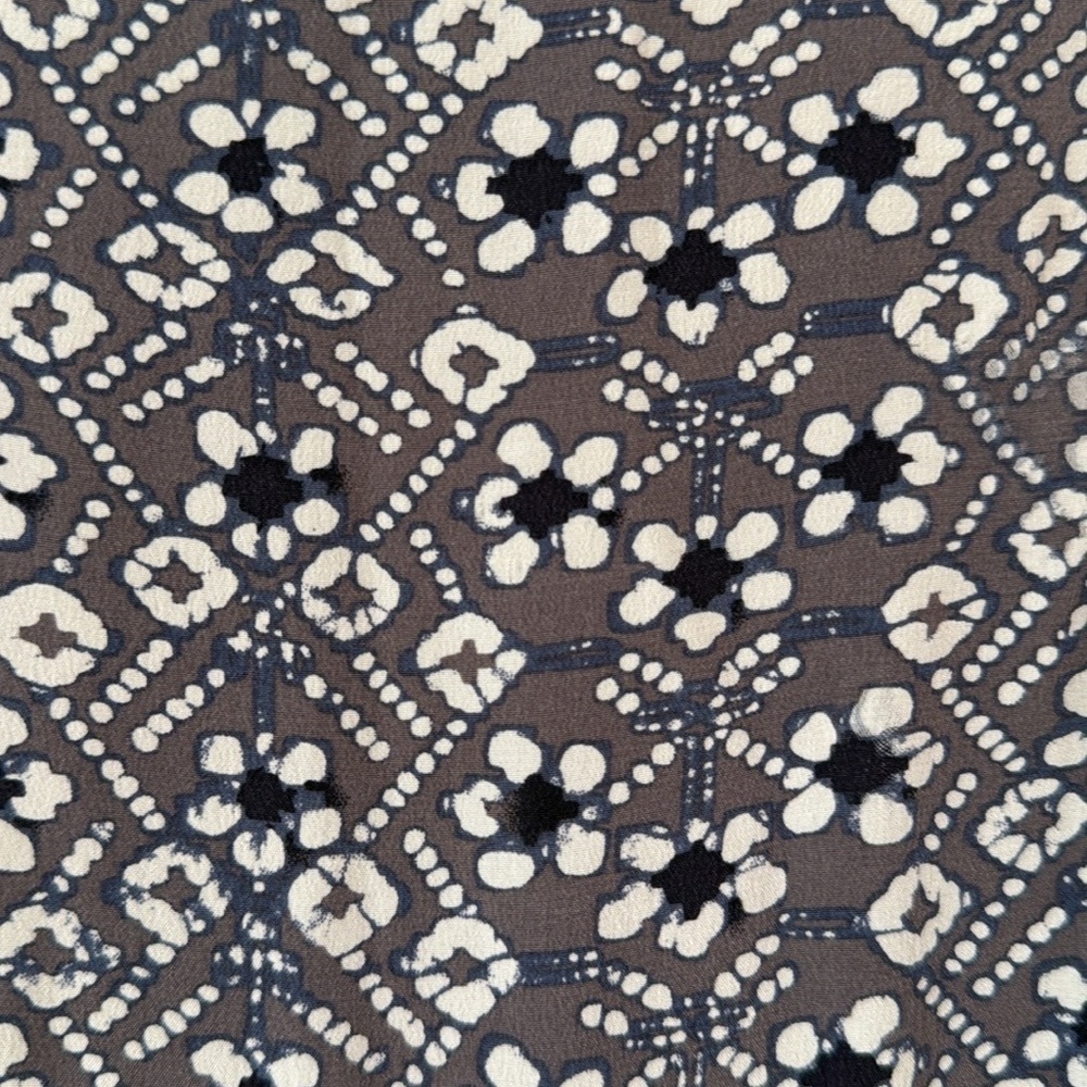 Ulla Johnson Batik-Print Silk Midi Dress in Slate, Size 2 - Picture 5 of 7